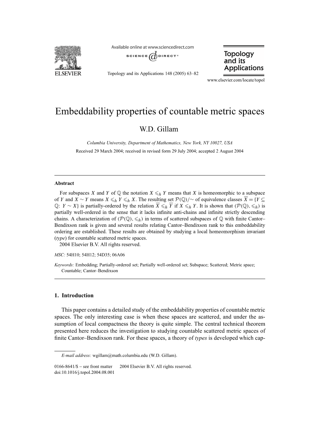 Embeddability Properties of Countable Metric Spaces
