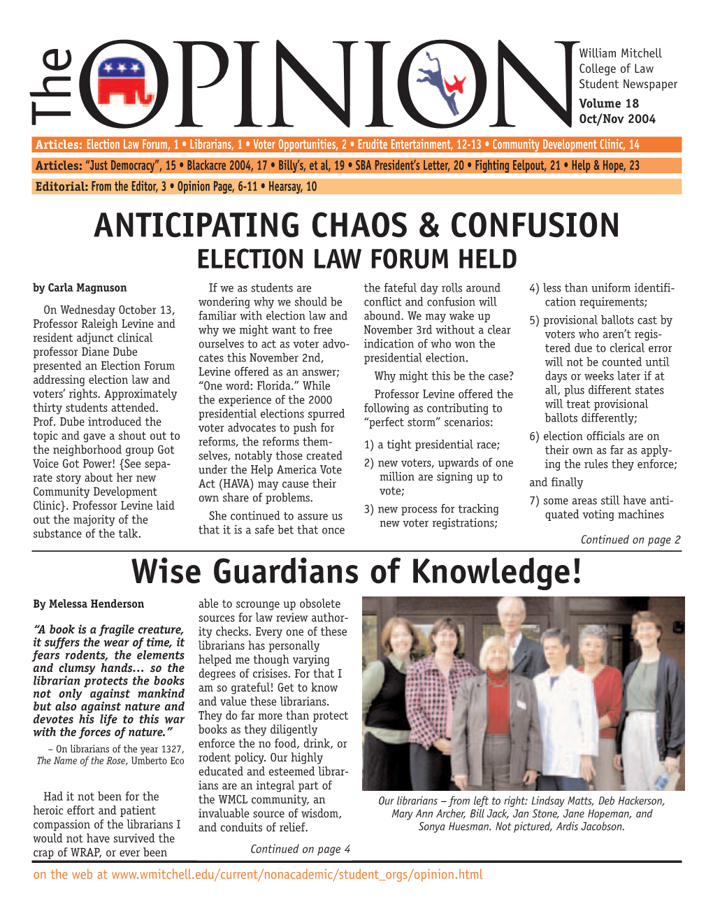 Opinion Oct/Nov 2004