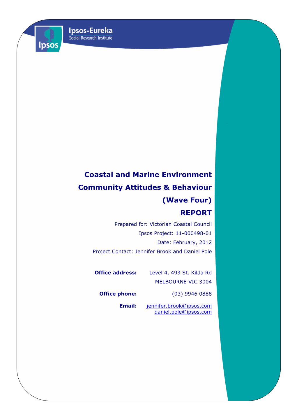 Coastal and Marine Environment Community Attitudes & Behaviour