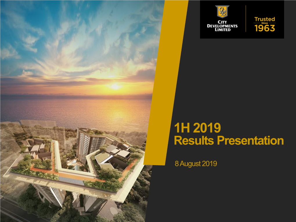 1H 2019 Results Presentation