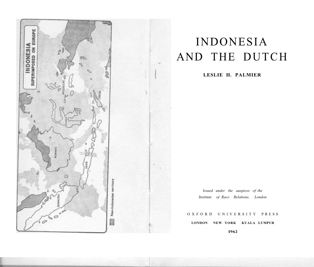 Indonesia and the Dutch