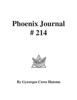 Phoenix Journal # 214
