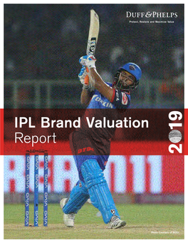 IPL Brand Valuation Report - 2019