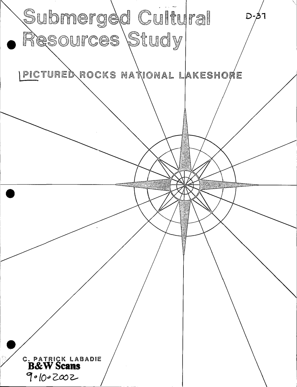 Pictured Rocks National Lakeshore, Submerged Cultural Resources Study