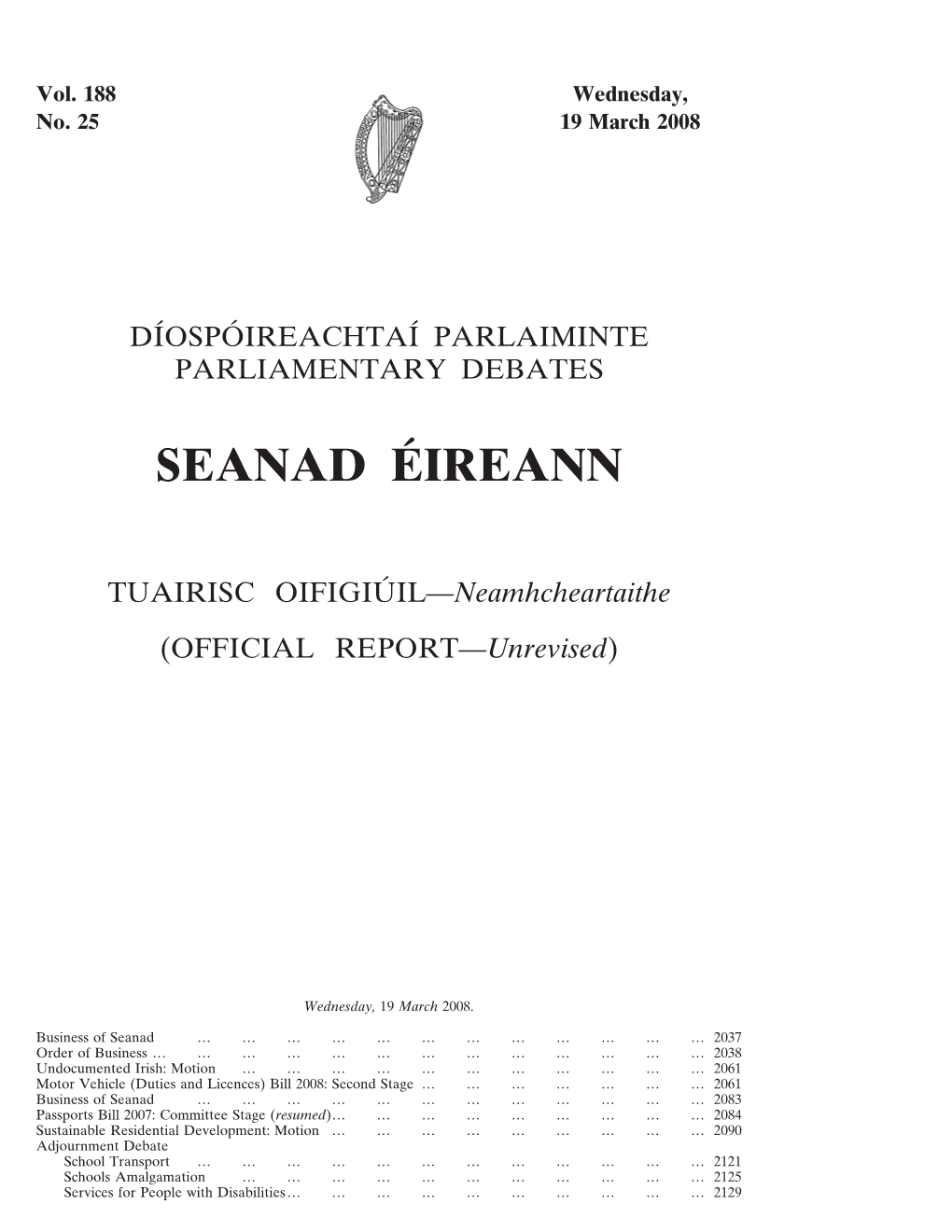 Seanad E´Ireann