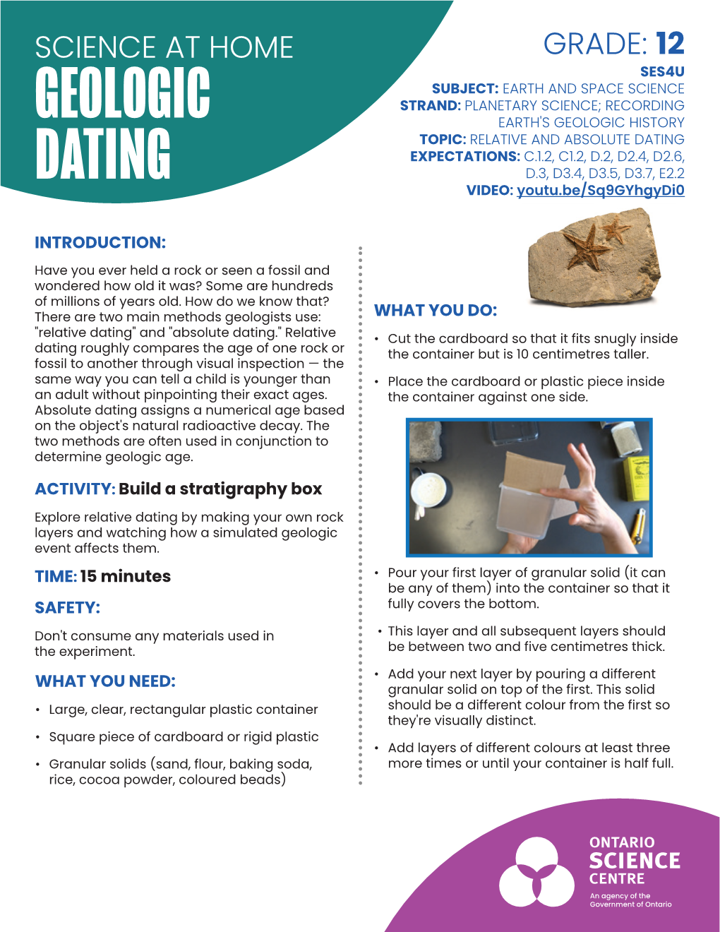 Geologic Dating