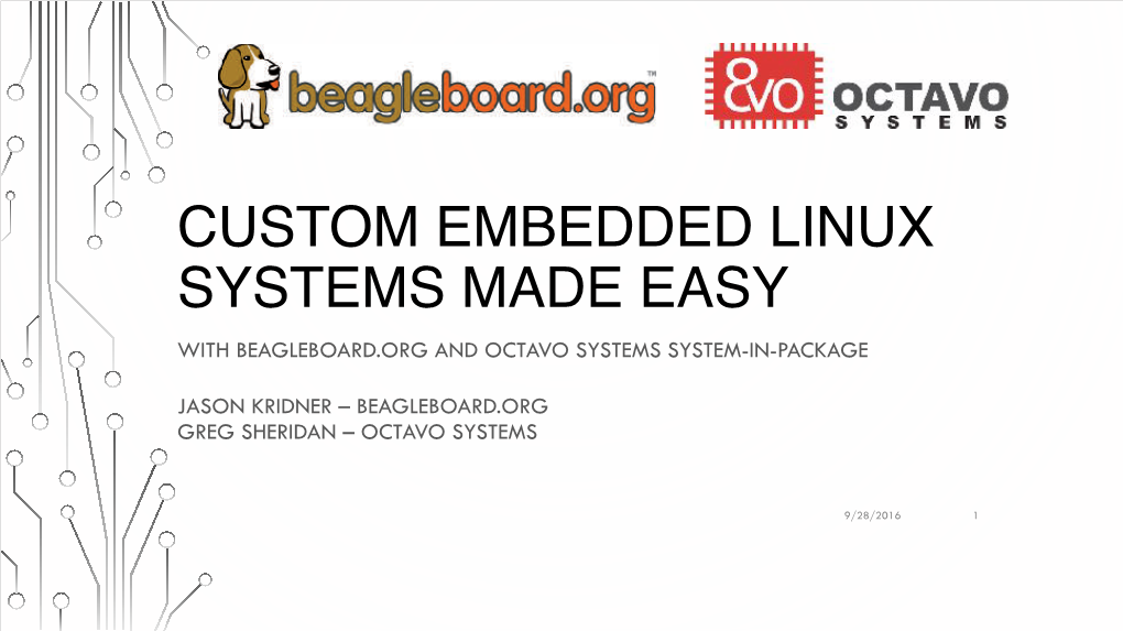 Building Your Own Embedded Linux