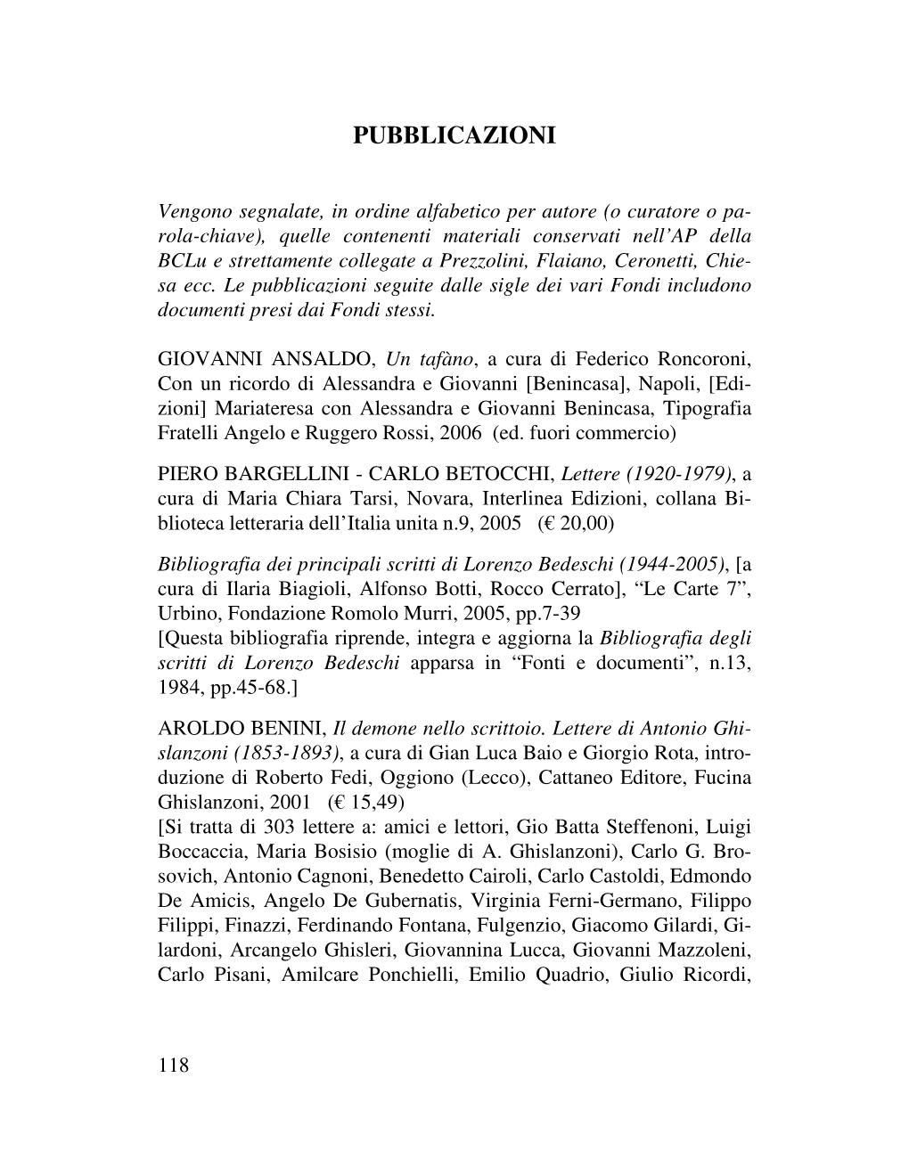 Pubblicazioni N.39