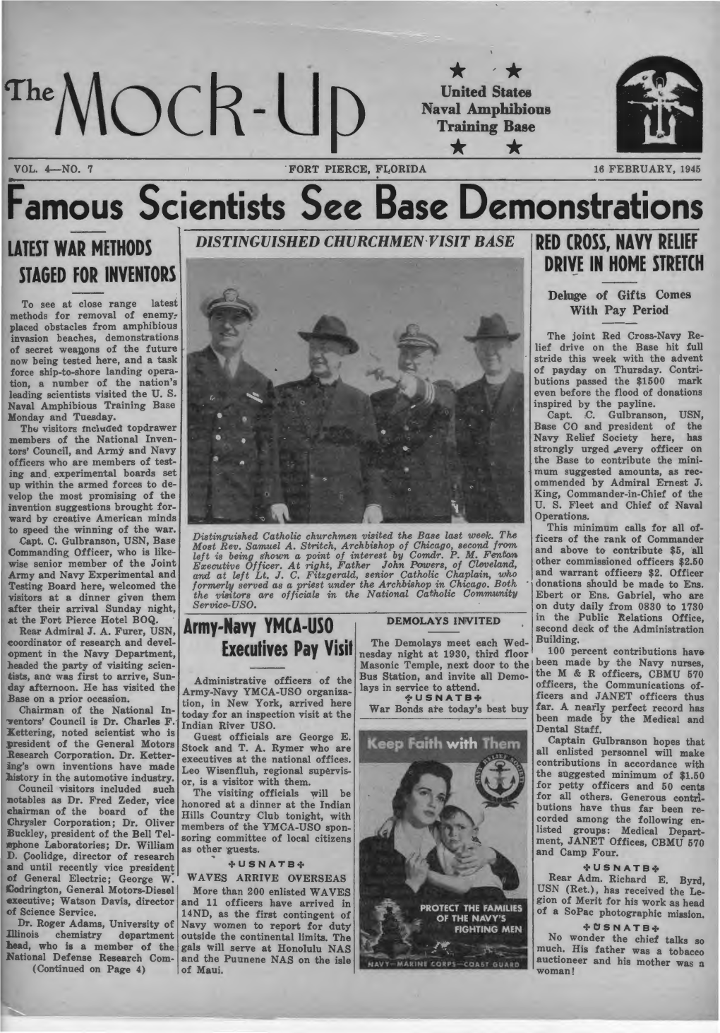 Famous Scientists See Base Demonstrations