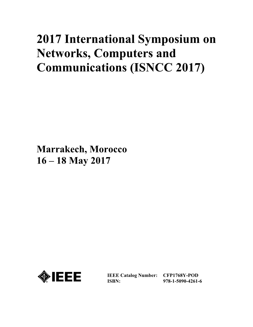 2017 International Symposium on Networks, Computers And