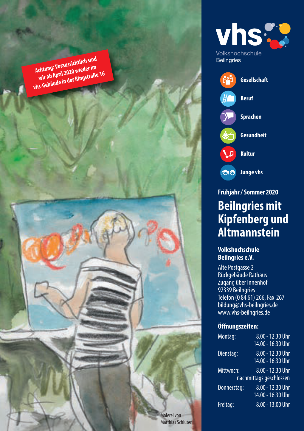 Beilngries Mit Kipfenberg Und Altmannstein Volkshochschule Beilngries E.V