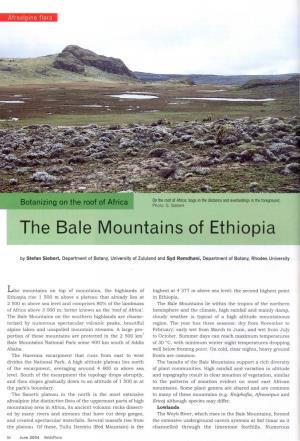 The Bale Mountains of Ethiopia