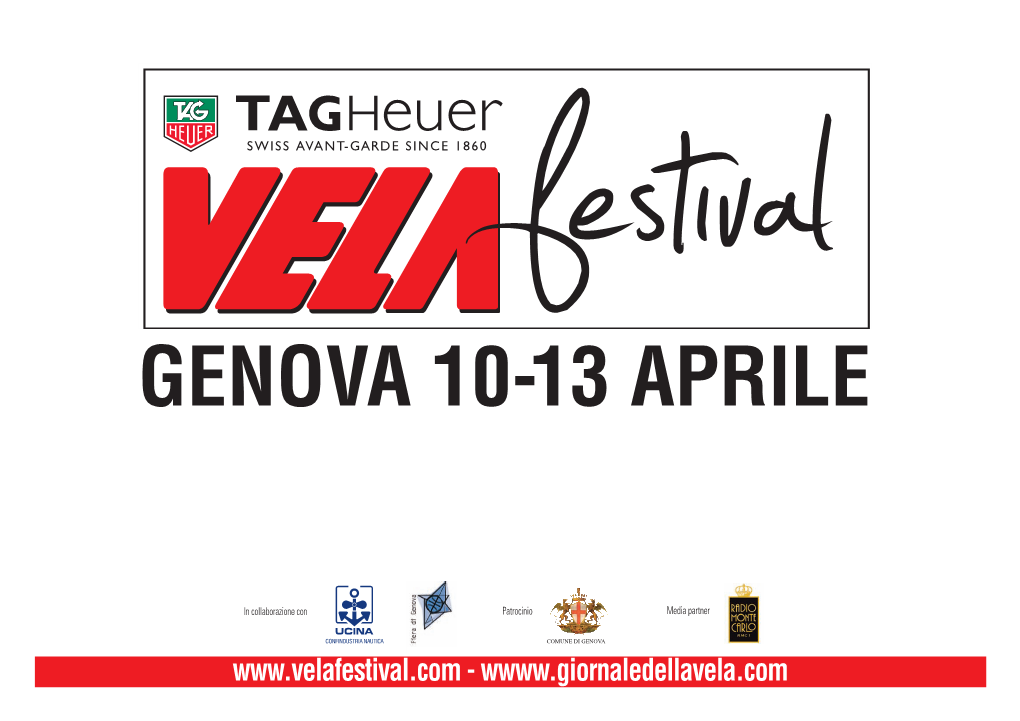 Arriva a Genova Il Tagheuer Velafestival