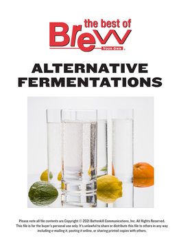 Alternative Fermentations