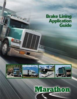 Brake Lining Application Guide Brake Lining App
