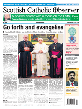 Go Forth and Evangelise
