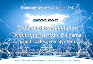 Resorts; Relocation of the RES Generation Towards the Inland; Increased Transit and Loop Flows of Electricity Through the Bulgarian Electricity Transmission Network