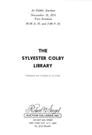 461-The Sylvester Colby Library