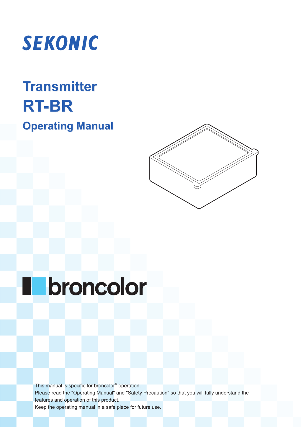 Transmitter RT-BR Operating Manual