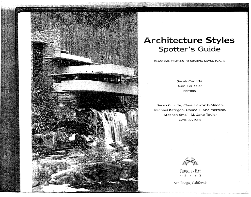 Architecture Styles Spotter's Guide