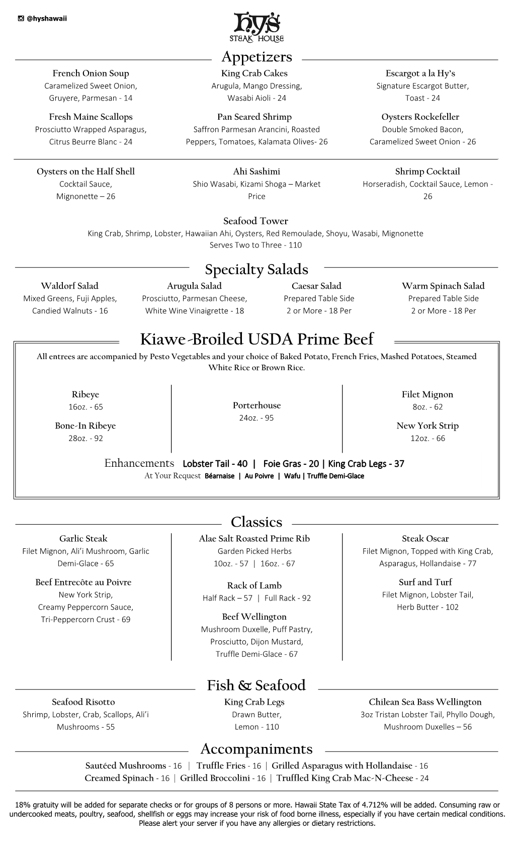 Kiawe-Broiled USDA Prime Beef