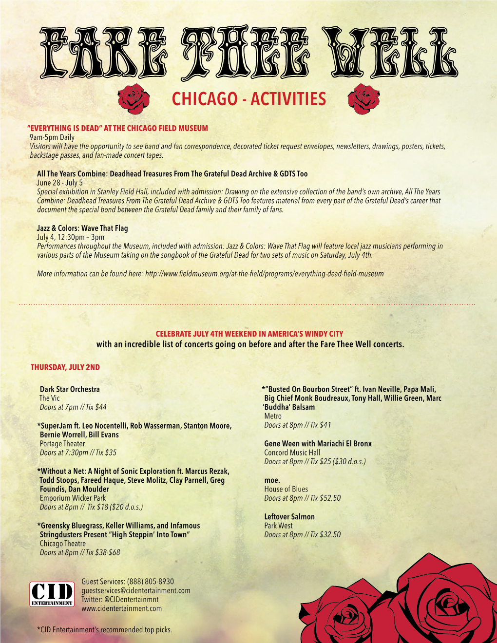 Chicago - Activities