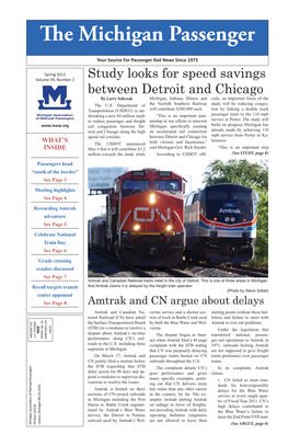 The Michigan Passenger Welcomes Submissions on Passenger Rail Vacant Issues for Publication