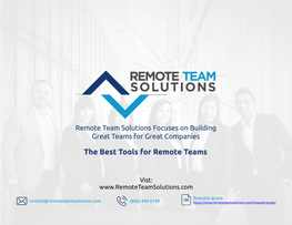 RTS the Best Tools for Remote Teams FINAL.Cdr