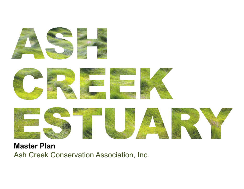 Master Plan Ash Creek Conservation Association, Inc. [This Page Intentionally Blank]