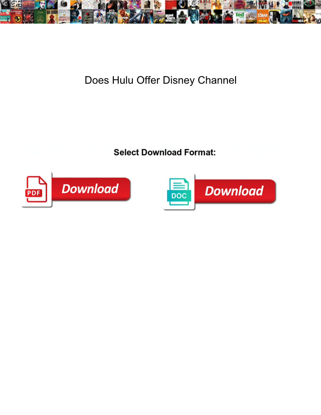 Does Hulu Offer Disney Channel