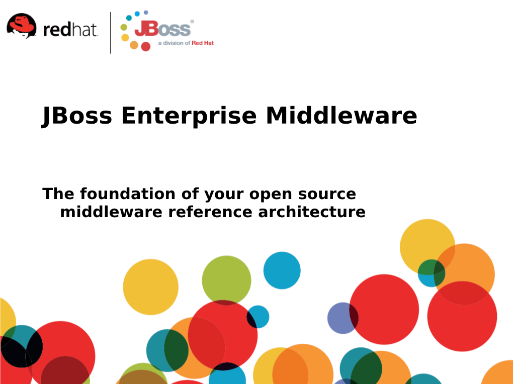 Jboss Enterprise Middleware