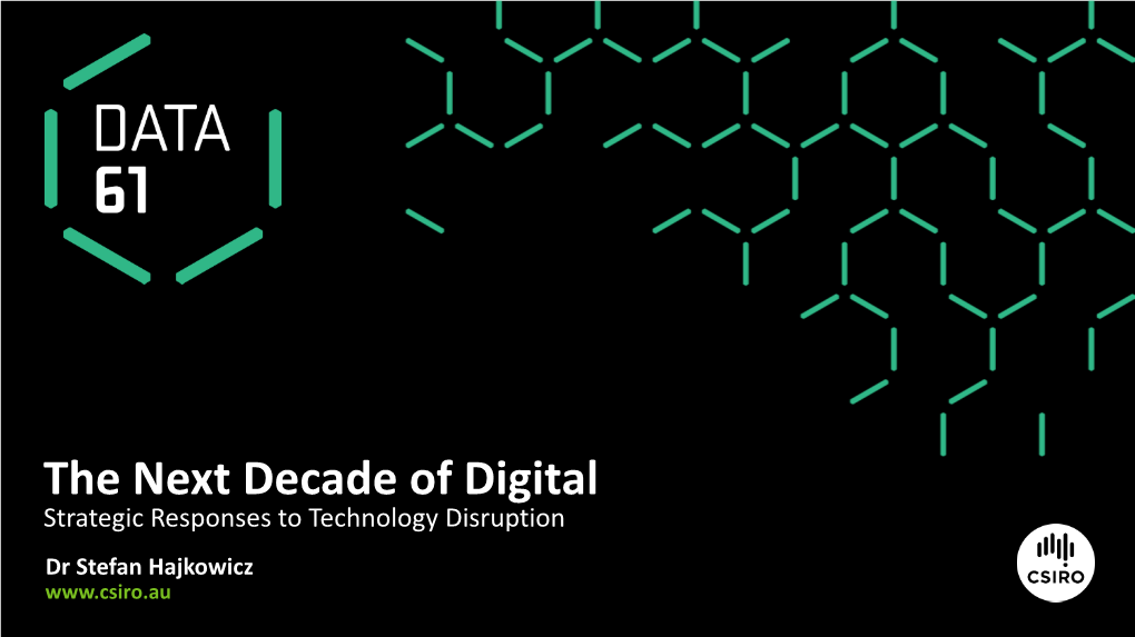 The Next Decade of Digital