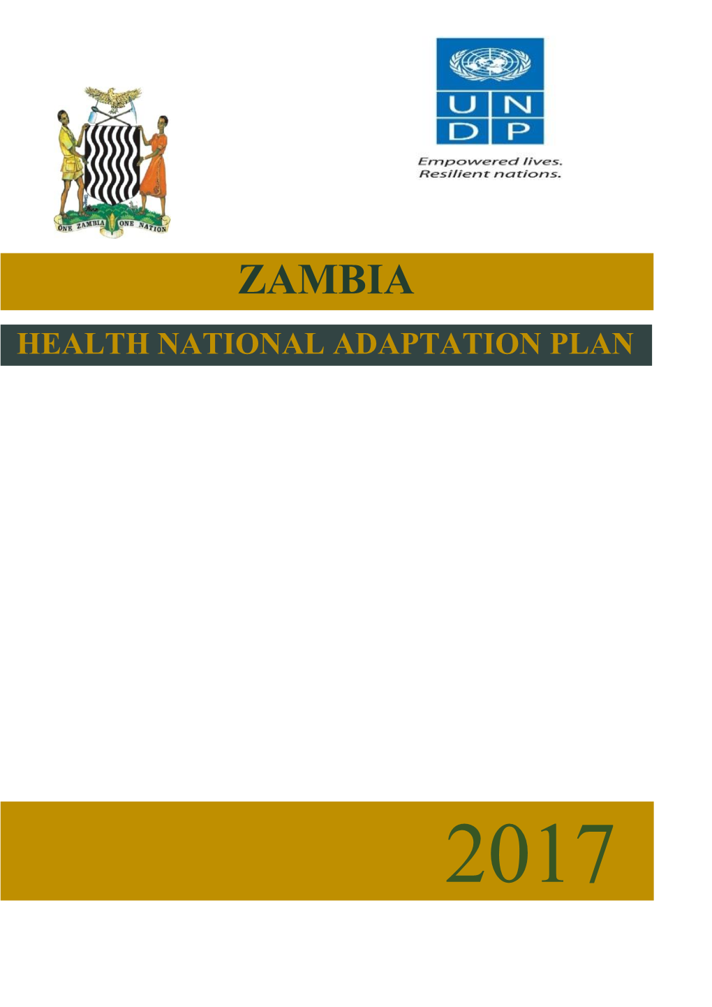 Zambia Health National Adaptation Plan