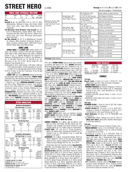 STREET HERO B, 2006 Dosage (6-3-7-0-0); DI: 3.57; CD: 0.94 See Gray Pages—Polynesian RACE and (STAKES) RECORD Mr