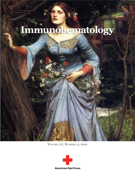 Immunohematology Volume 27, Number 2, 2011