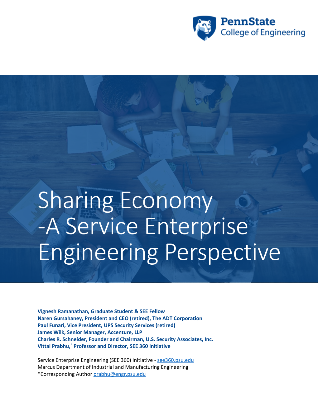 Sharing Economy -A Service Enterprise Engineering Perspective