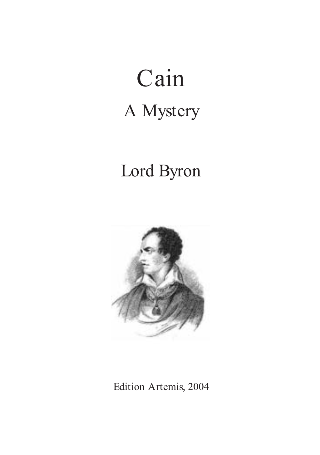 A Mystery Lord Byron