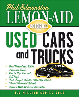 USED CARS Andtrucks LEMON-AID