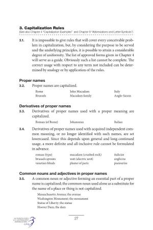 Capitalization Rules (See Also Chapter 4 “Capitalization Examples” and Chapter 9 “Abbreviations and Letter Symbols”)