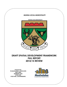 Draft Spatial Development Framework Full Report 2014/15 Review