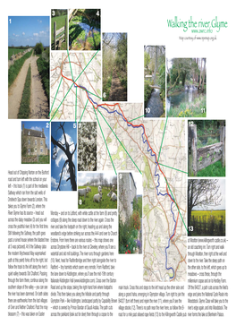 Walking the River Glyme Map Courtesy Of