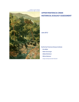 Upper Penitencia Creek Historical Ecology Assessment
