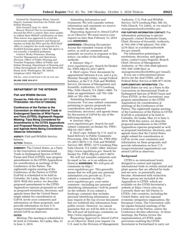 Federal Register/Vol. 83, No. 190/Monday, October 1, 2018/Notices