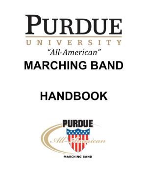 Marching Band Handbook ______Foreword
