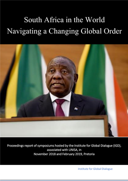 South Africa in the World Navigating a Changing Global Order