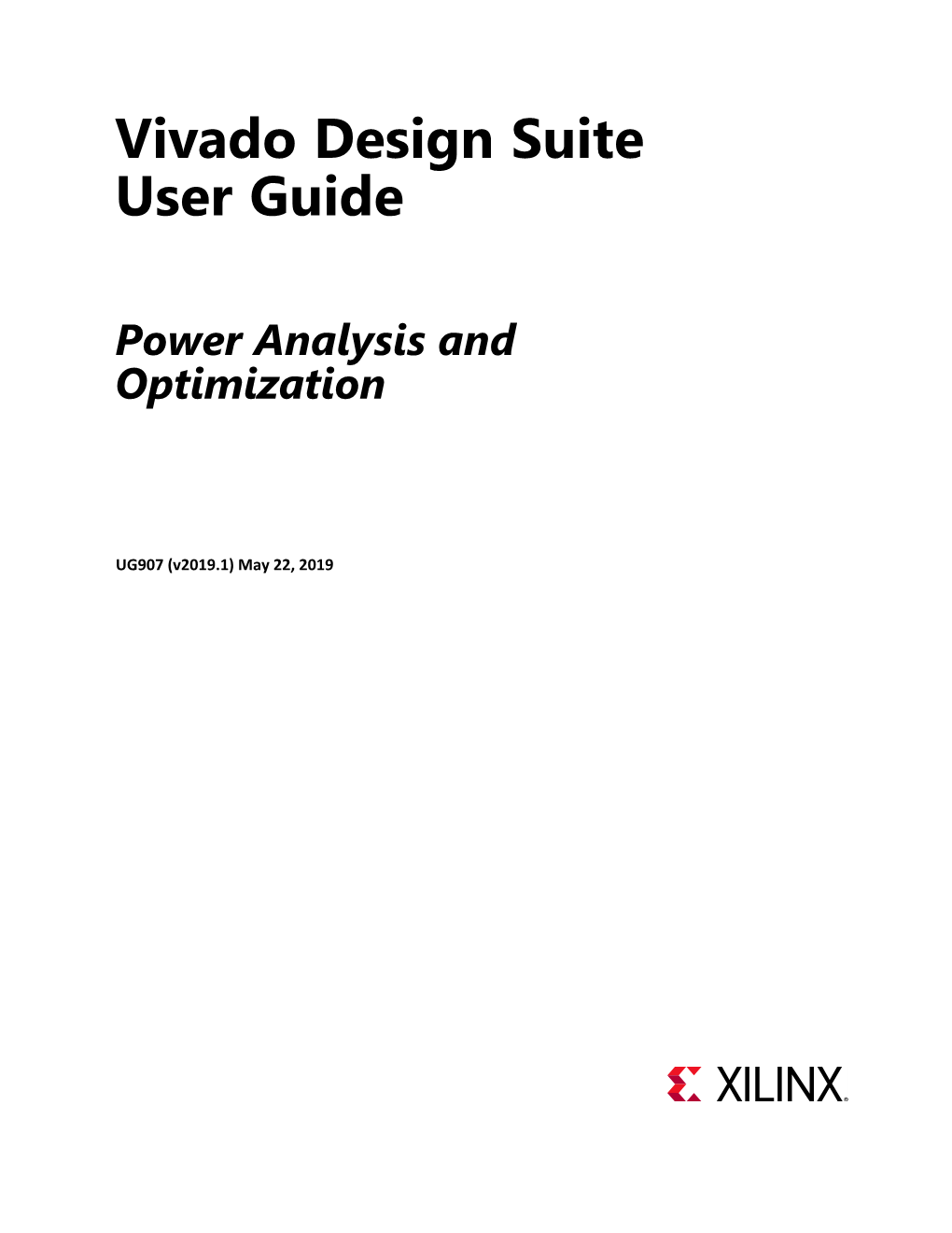 Vivado Design Suite User Guide: Power Analysis and Optimization