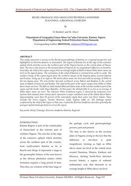 Katsina Journal of Natural and Applied Sciences VOL. 7 No