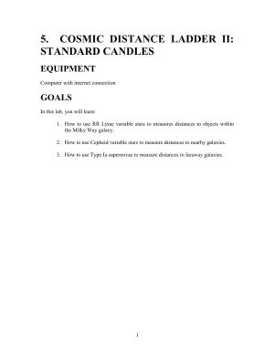 5. Cosmic Distance Ladder Ii: Standard Candles