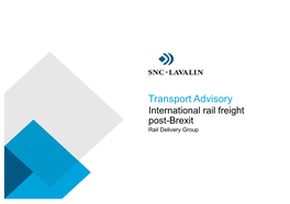 International Rail Freight Post-Brexit