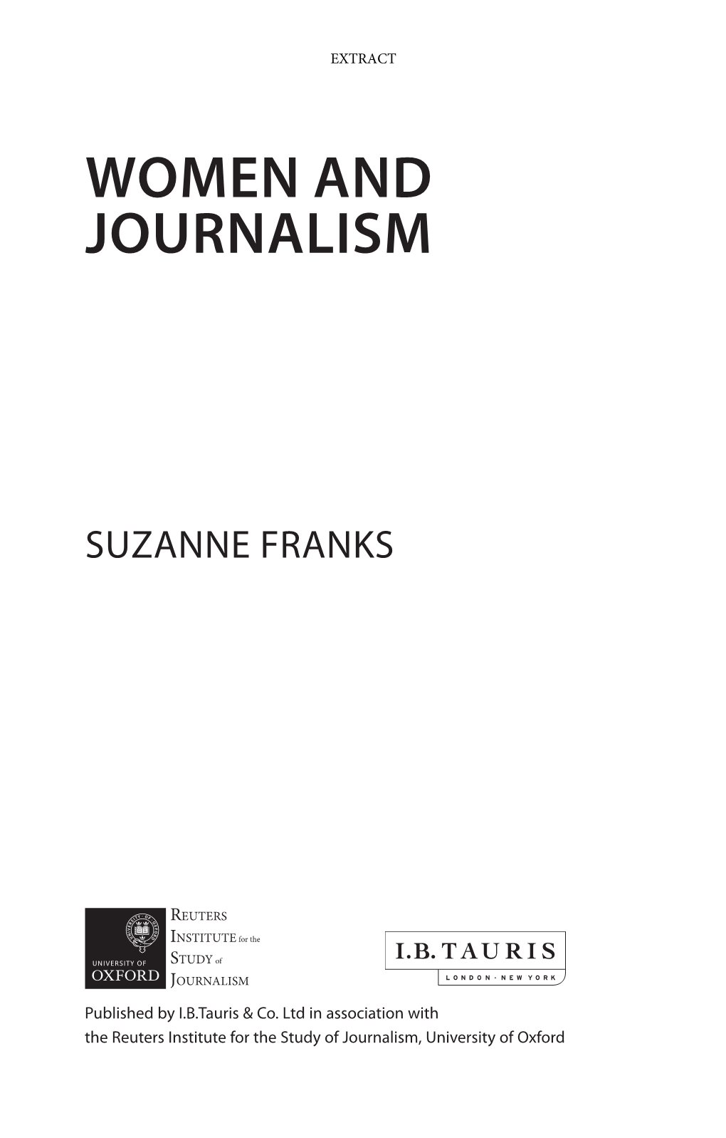 Women and Journalism